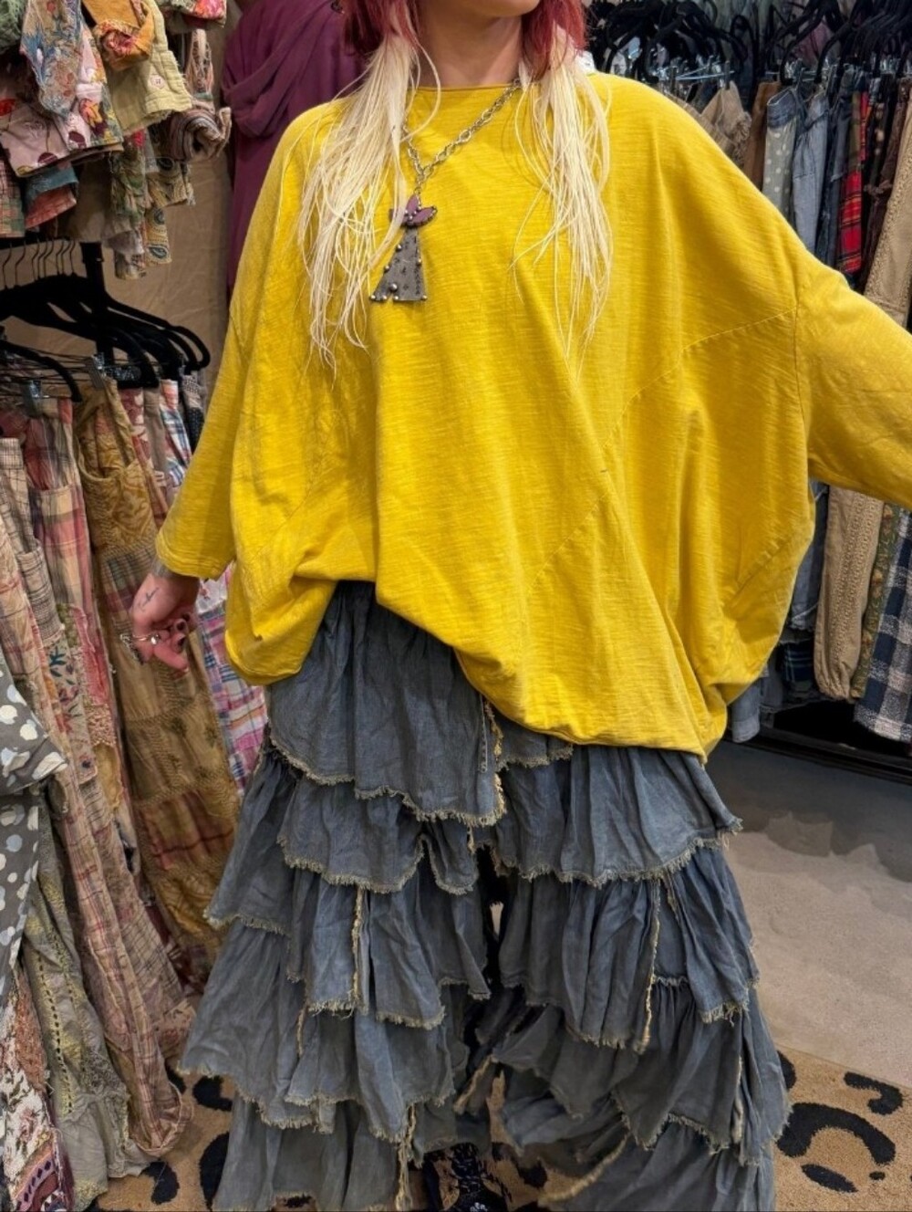 🔥Brand New Jaded Gypsy Be Free Top - Vintage Sunshine - NEW COLOR